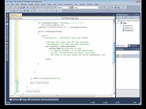 05/55 Parallel Programming with Microsoft©.NET4 : 105. Sleeping (waiting) in task