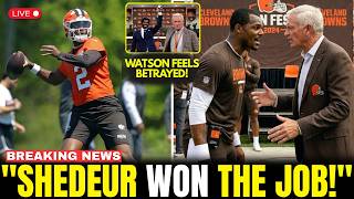 Deshaun Watson Kicked Out Of Qb1 Job After Shedeur Sanders Dominates Browns Otas