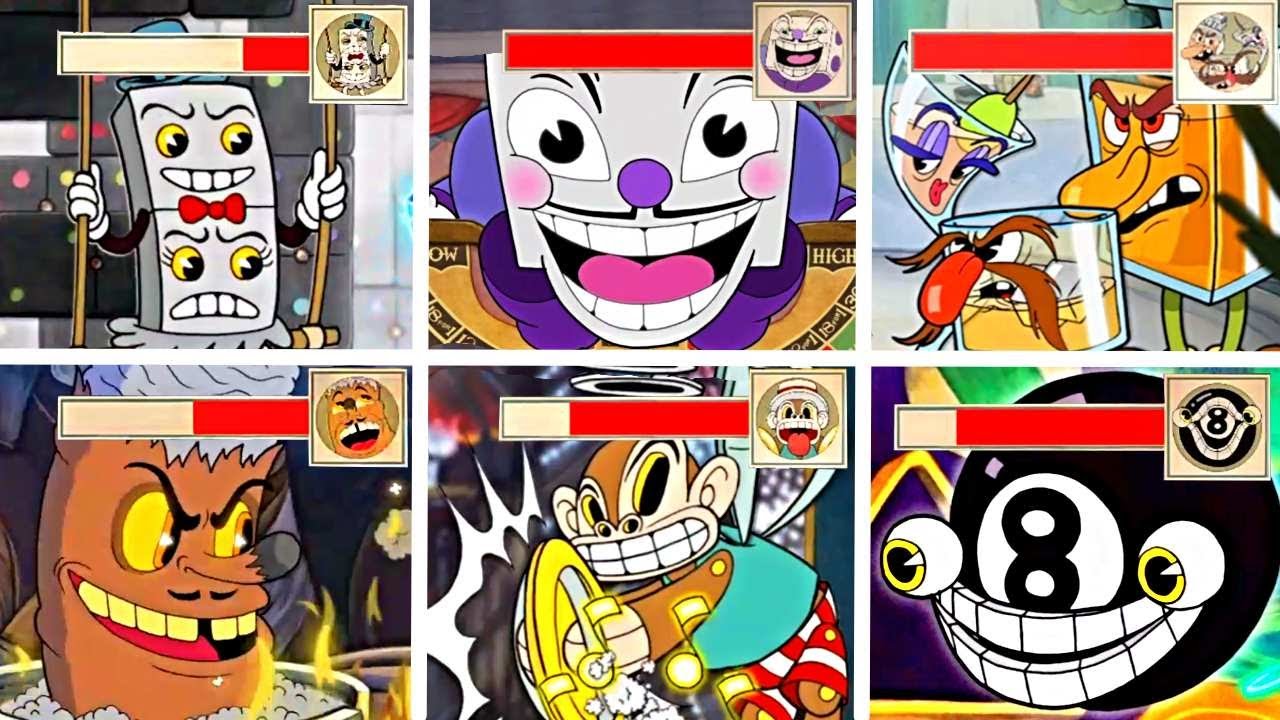 kage Modernisere Thorny Cuphead - King Dice & All Casino Bosses with Health Bars (No Damage) -  YouTube