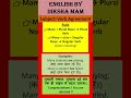 Many vs Many a Rule 🔥| Subject Verb Agreement Trick SSC CGL 📚✨#ytshorts #motivation #viral #trending