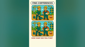 FIND 3 DIFFERENCES 🔍 | Can You Beat the Timer? #spotthedifference #quiz #findthedifference
