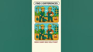FIND 3 DIFFERENCES 🔍 | Can You Beat the Timer? #spotthedifference #quiz #findthedifference