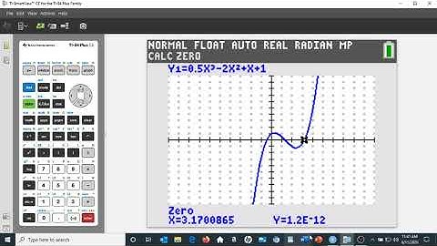 Tutorial: Using the TI84 Calculator to Find Intercepts and Extrema