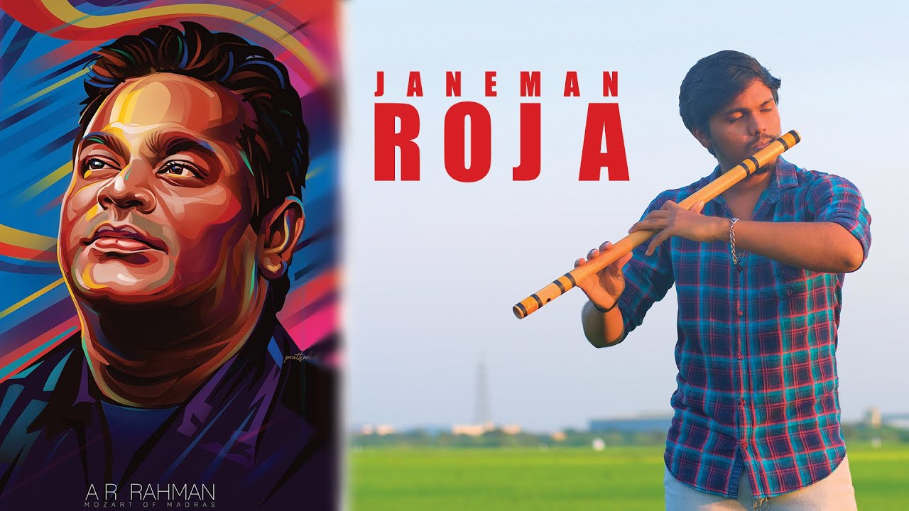Roja Janeman FLUTE Kadhal Rojave Flute cover by Dev Rai