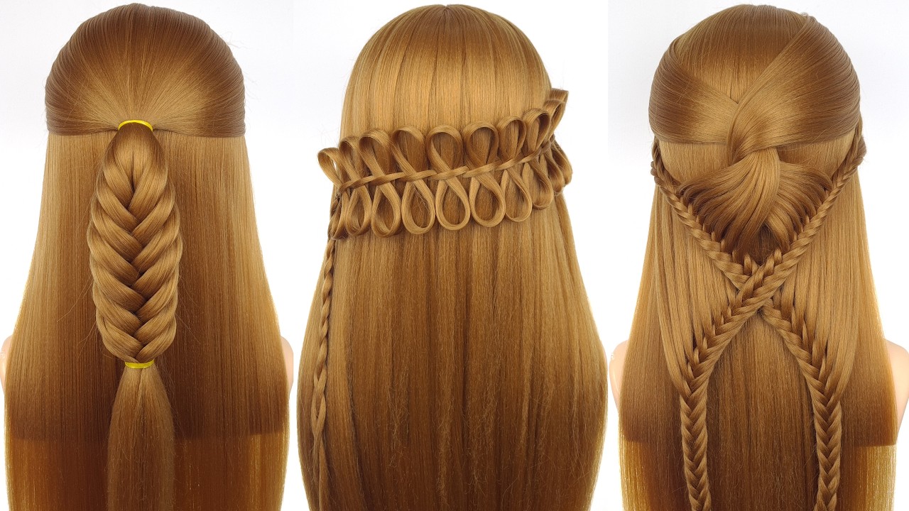 Very Easy Hairstyle for Girls | Beautiful Wedding Hairstyle Step by Step