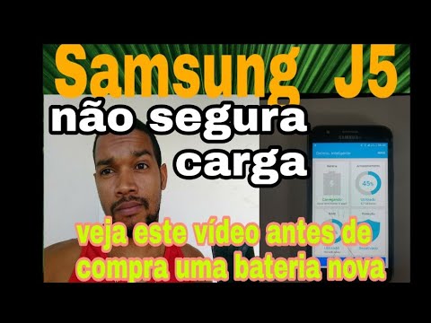 SAMSUNG J5 NÃO SEGURA CARGA J500 DESCARREGANDO RÁPIDO RESOLVA AGORA