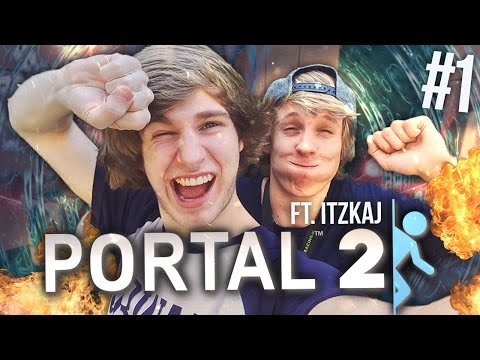 NIEUWE SERIE SAMEN MET KAJ! - Portal 2 - Part 1 (Ft. Itzkaj)