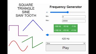 Frequency Generator Chrome Extension