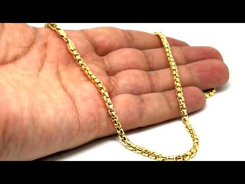 Gold Filled Rounded Box Chain