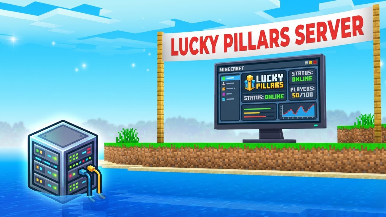 Lucky Pillars Setup - Pillars of Fortune | Minecraft Minigame Showcase ...