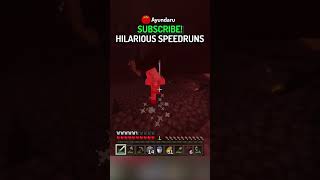 I Found The Funniest FAKE Minecraft Speedrun… #minecraft #gaming