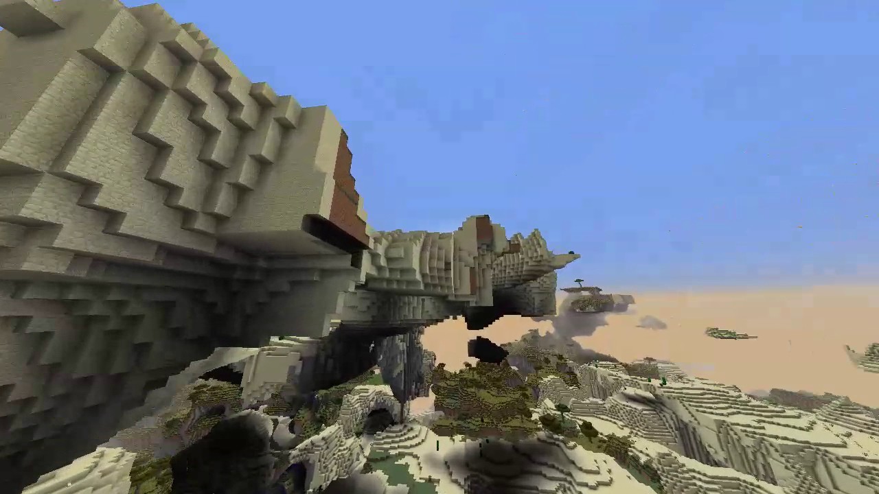 Minecraft カスタマイズワールド 幻想的な地形 Youtube