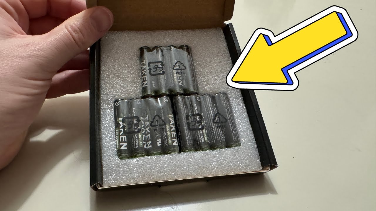 First Impression of Taken AAA Solar Batteries