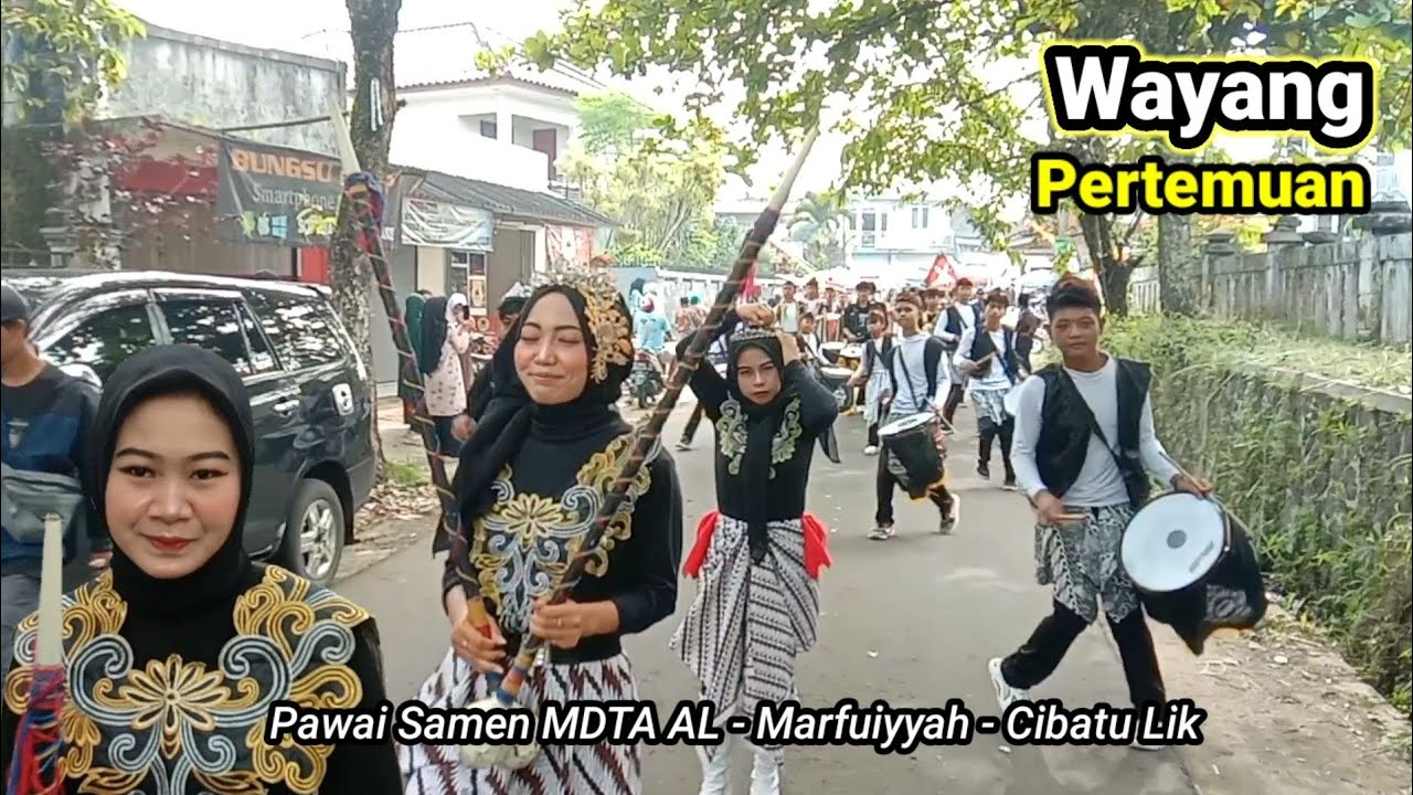 Pawai Drumband Wayang Di Cibatu Lik - Pertemuan Versi Drumband Wayang