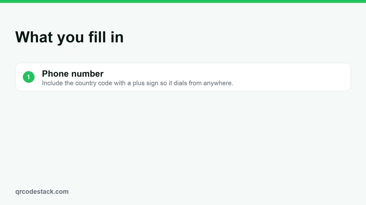 How to Create a QR Code for a Phone Number (Step by Step) — video thumbnail