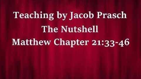 Jacob Prasch The Nutshell Sept 30 2016 – Andrew R
