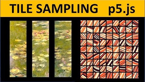 Neem een voorbeeld van een afbeelding of tekening en plaats de voorbeelden in tegels - p5.js Gene...
