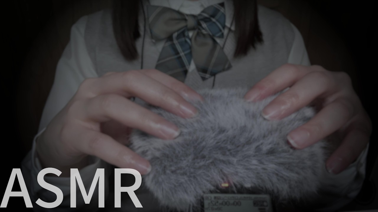 【ASMR/No Talking】もふもふウインドスクリーンを触る音【Fluffy Mic Scratching】