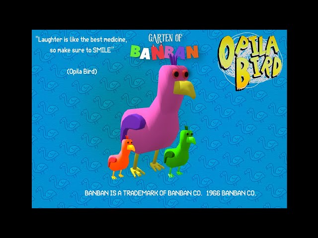 Garten of Banban - Realistic Opila Bird (Behind The Scenes) 