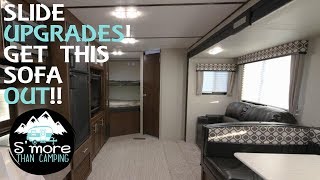 RV Improvements! Taking our RV sofa and Dinette OUT!