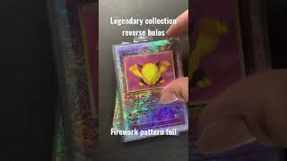 Who else wishes they would make more Pokémon cards with this reverse foil pattern #pokemon #vintage