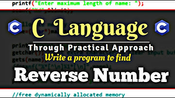 Reverse Number // C programming tutorial // The Code Deck [HINDI]