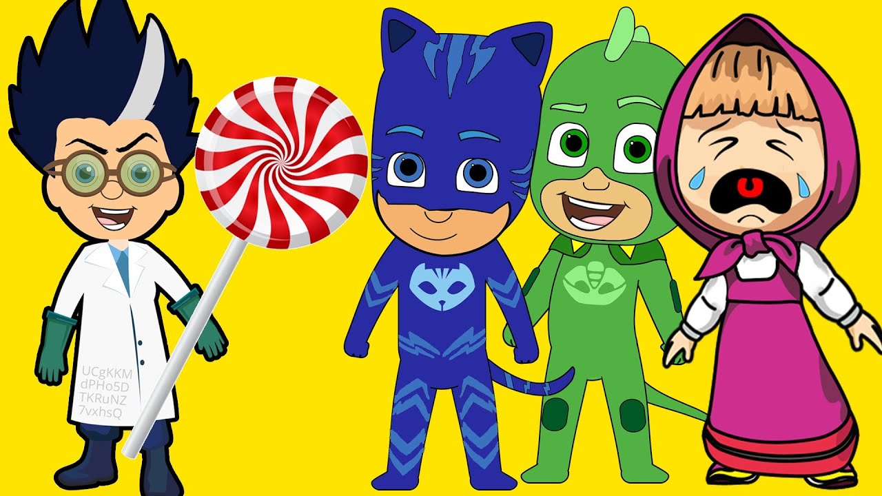 Masha And The People You Fight Bad Guys PJ Masks YouTube masha-and-the-people-you-fight-bad-guys-pj-masks-youtube