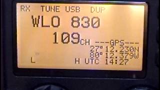 Icom M-802 Video #5, Atmospheric Noise and Radio Signals