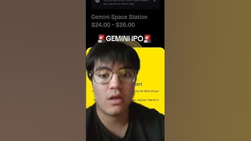 Gemini IPO price change #ipo #gemini #klarna #stubhub