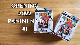 On débute pas mal - 2022  Panini NXT blaster box #1