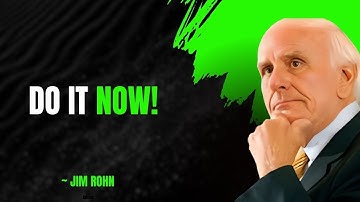 How to Stop Procrastinating Now | Jim Rohn Motivation HQ