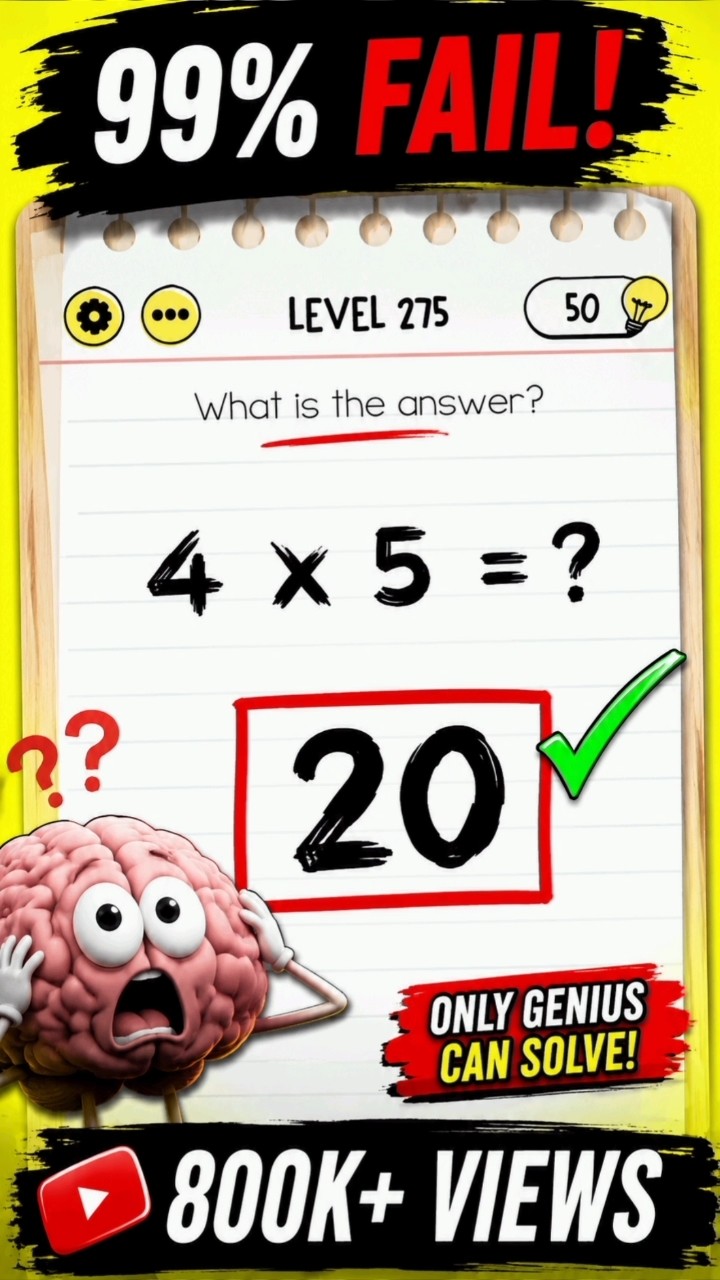 Most Players Get Confused By Level 275 #braintest #gaming #shorts