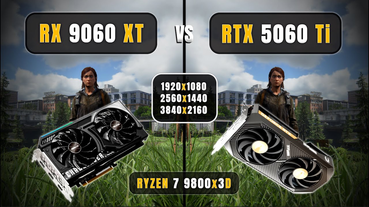 RX 9060 XT vs RTX 5060 Ti | 1080P, 1440P, 4k | Rasterization Comparison ...