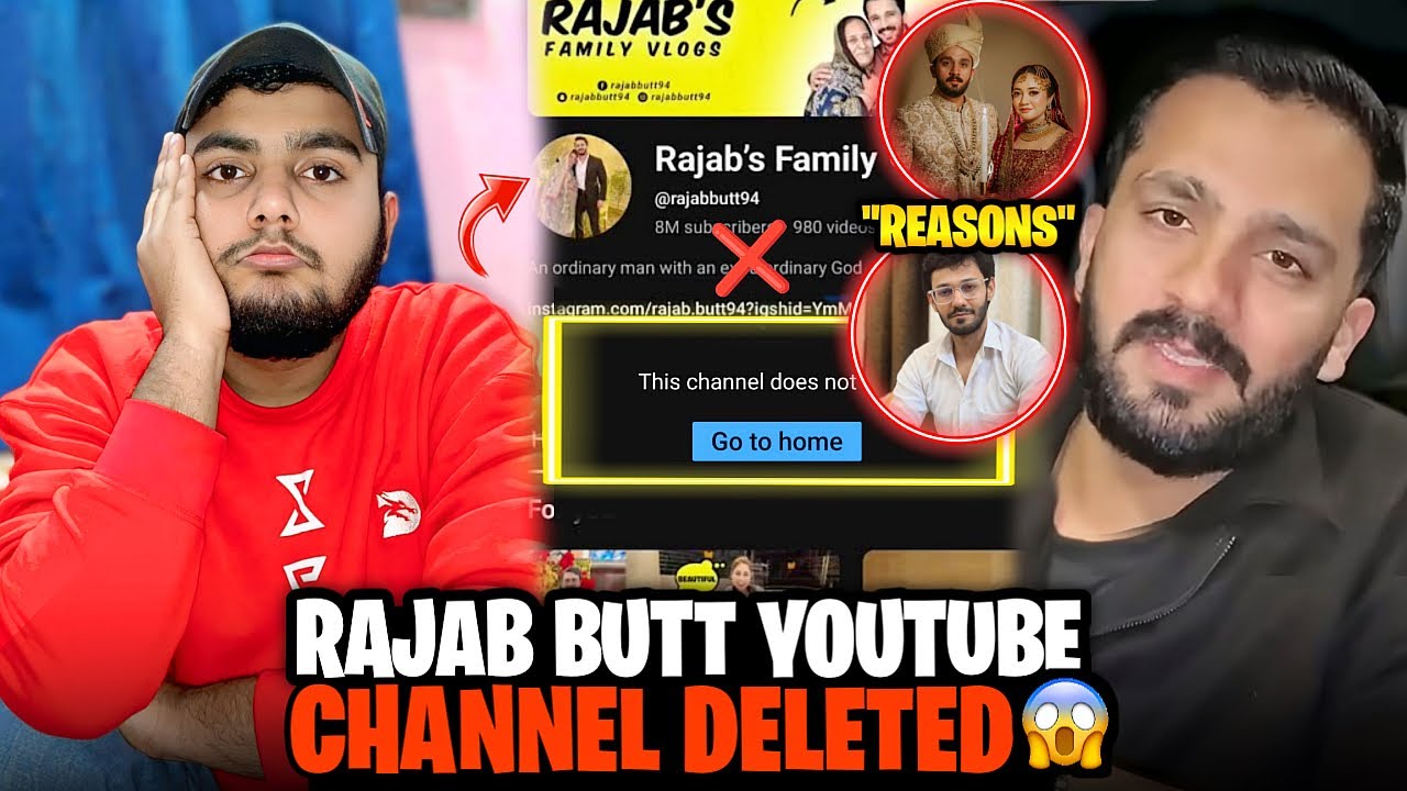 Rajab butt channel delet 🤯 Rajab vs Eman divorce ? ￼
