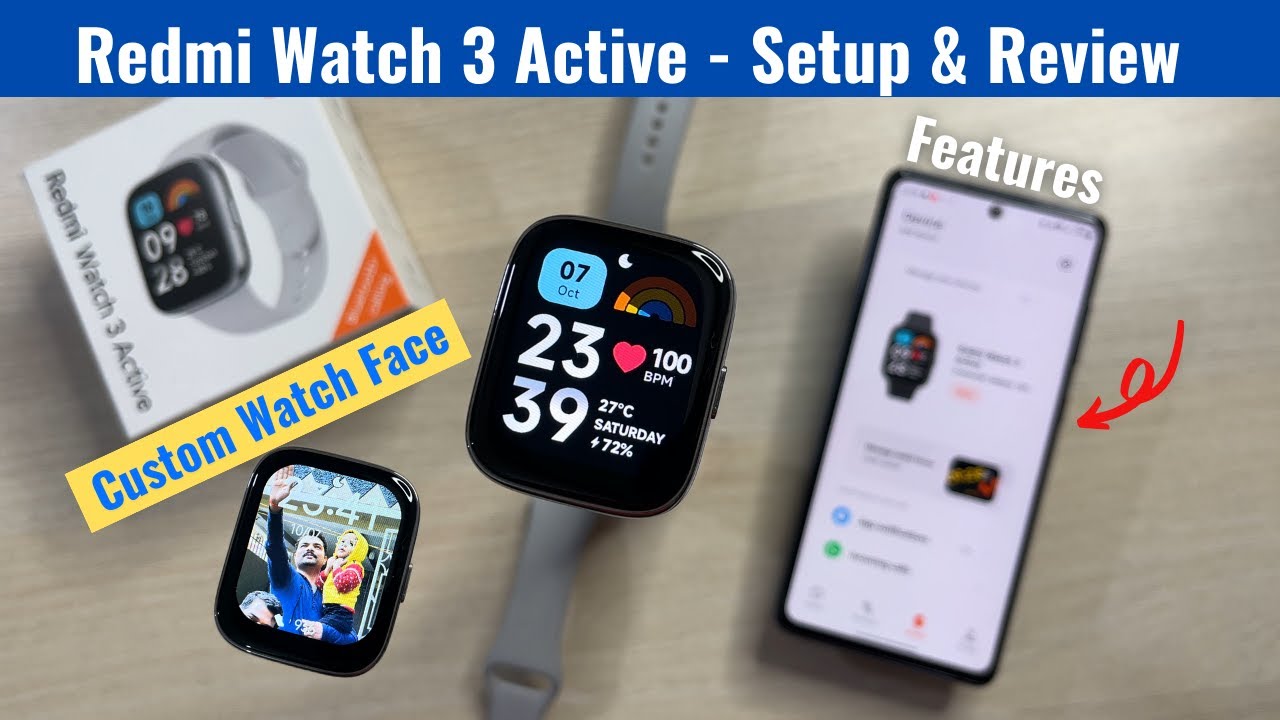 Redmi Watch 3 - Unboxing and Setup 