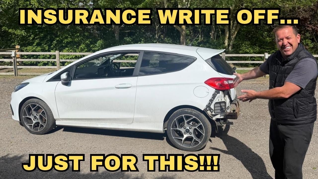 WE BOUGHT A CRASHED FORD FIESTA ST WITH 4 WHEEL STEERING!