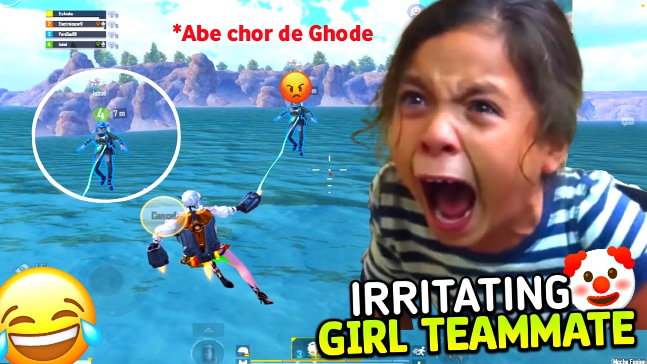 IRRITATING GIRL TEAMMATE 🤣 WITH CHIPPKU GUN 😈 | BGMI FUNNY MOMENTS