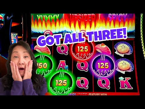 I didn’t expect this to happen after triggering all three on Super Hot Flaming Pots!