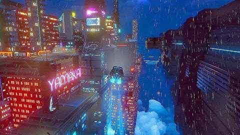 This open-world cyberpunk game looks really unique... introducing 