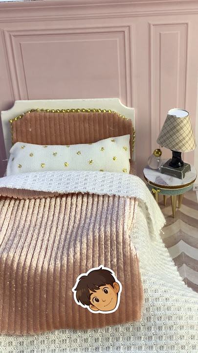 Mini House Series | French Villa • Mini Bed #minihouse #fyp #shorts