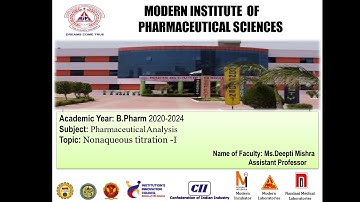 Non-aqueous titration