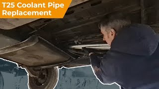 How to swap the coolant pipes on a T25