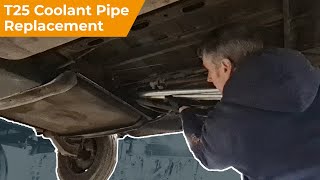 How to swap the coolant pipes on a T25