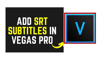 How to Add or Import SRT Subtitles in Vegas Pro 18 + Burn Subtitles In Video Tutorial
