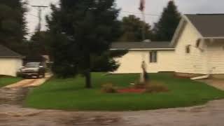 Flooding in Manchester IA October 1 2018