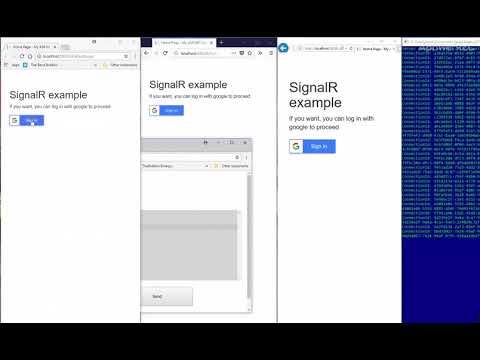 SignalR ping or send notifications to online users