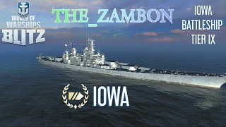 World of Warships Blitz - First Blitz Royal battle (with USS Iowa)