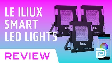 Smart Outdoor Lighting ► LE iLUX Smart Outdoor LED Flood Lights ◄  Lighting EVER Smart Flood Light