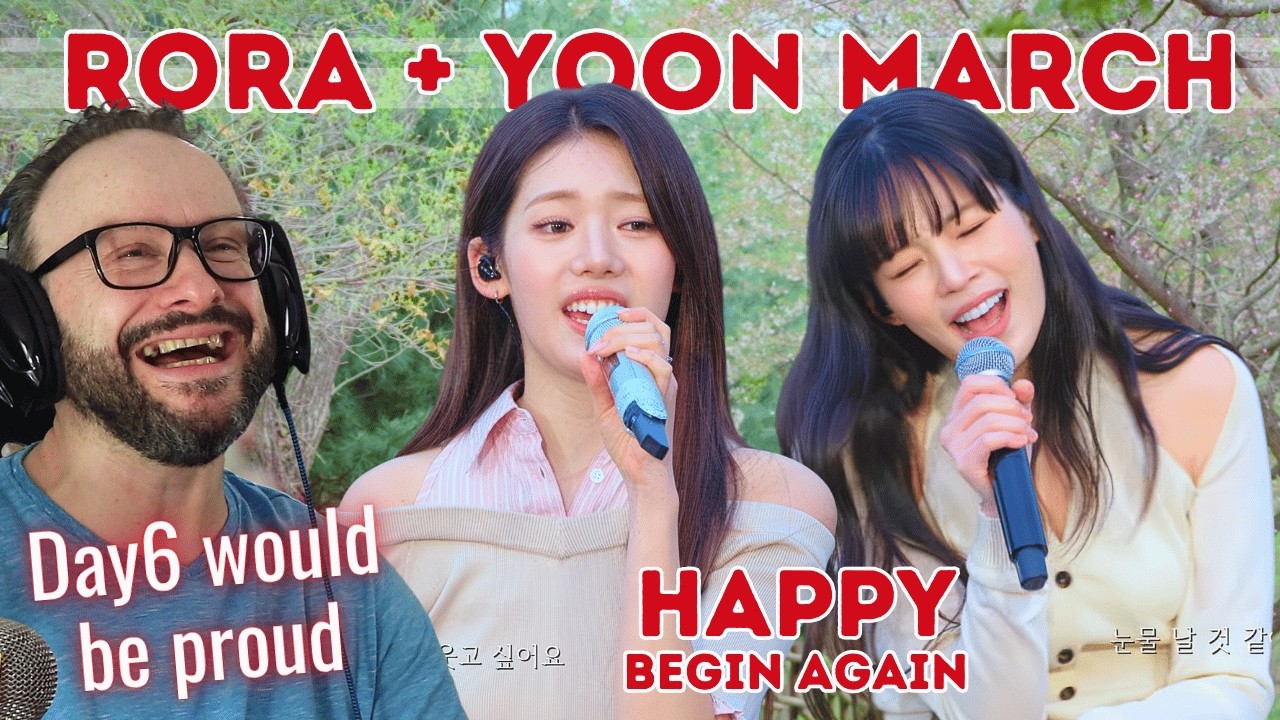 RORA + YOON MARCH (MRCH) Begin Again Open Mic - Happy reaction