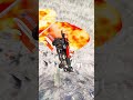 Ambulance Car &amp; bus Vs Giant Lava Pit #40 #shorts #beamngdrive